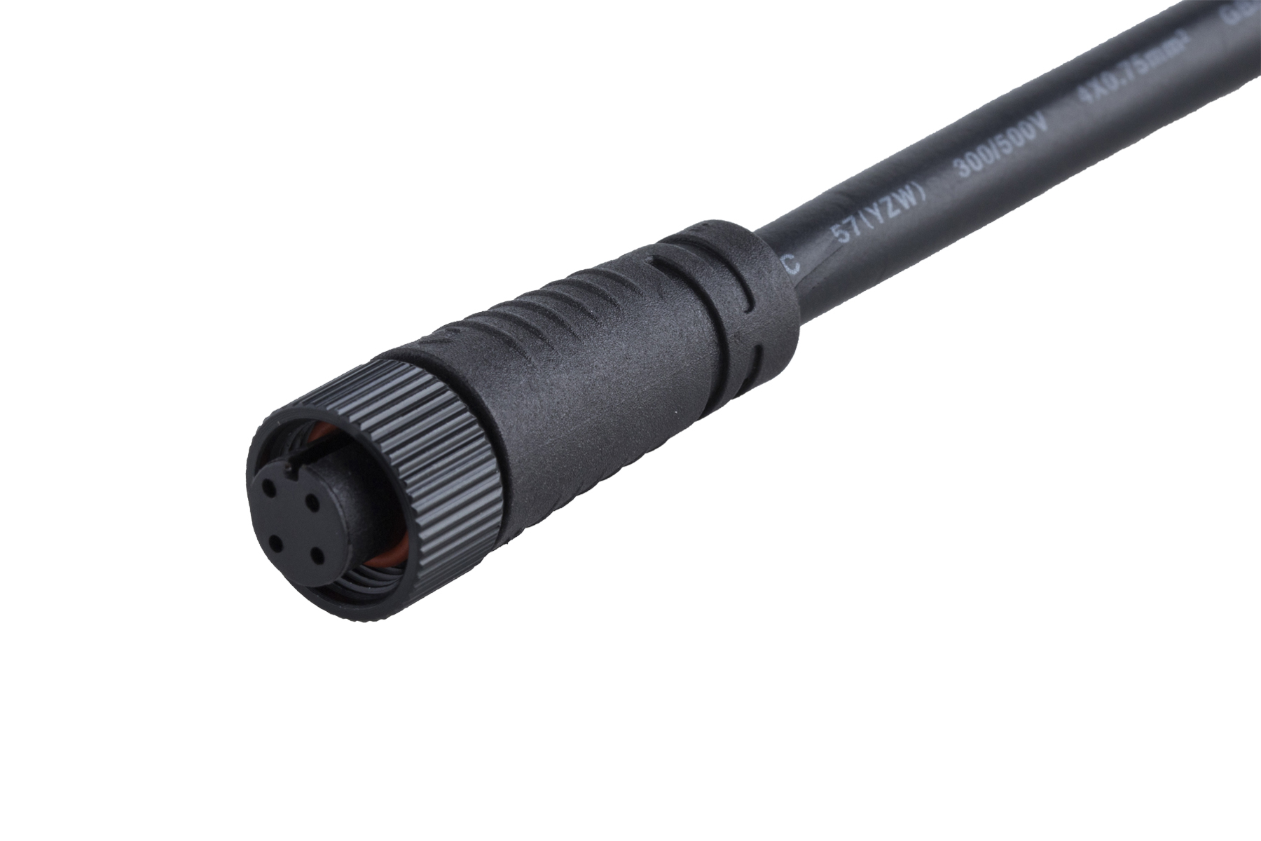 M12插孔端連接器2~8芯(金屬螺帽)