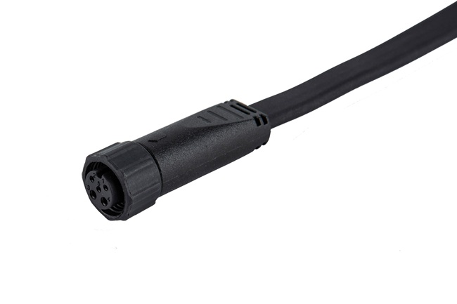 M12插孔端防水連接器2~8芯(扁平線)