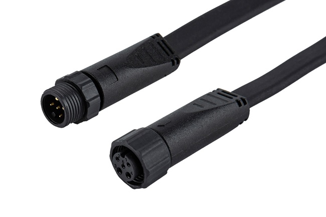 M12防水連接線2~8芯(扁平線)